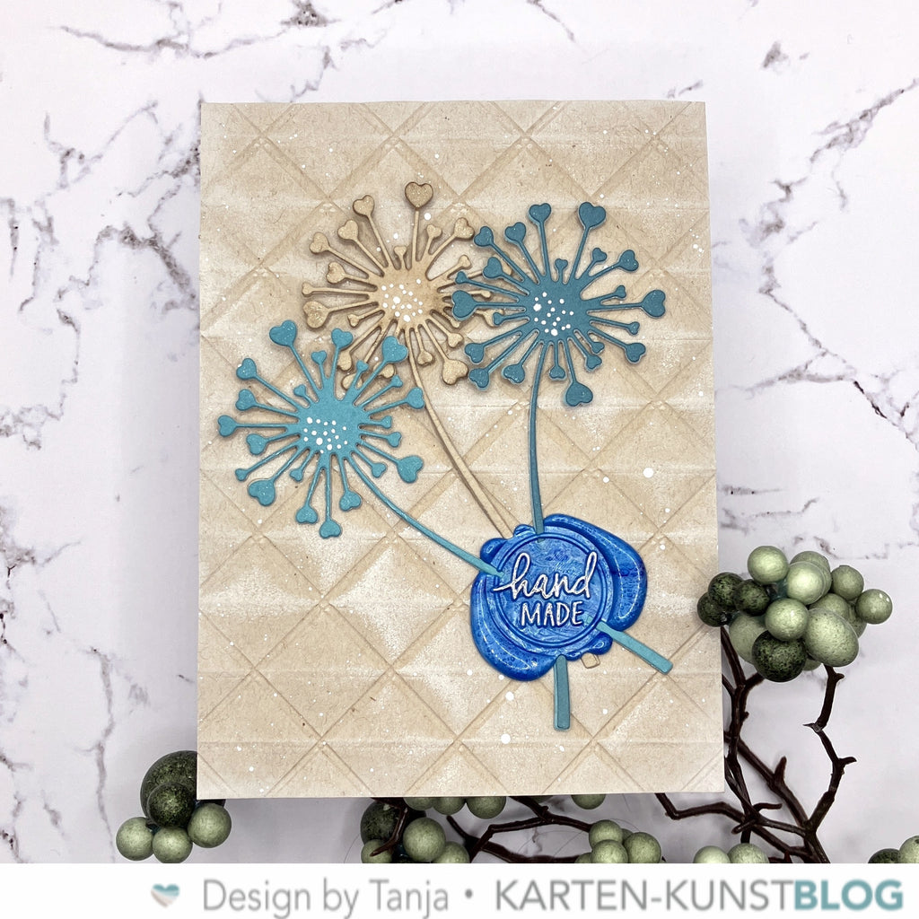 Karten-Kunst Stanzschablone kk-D052 - Dandelion Hearts