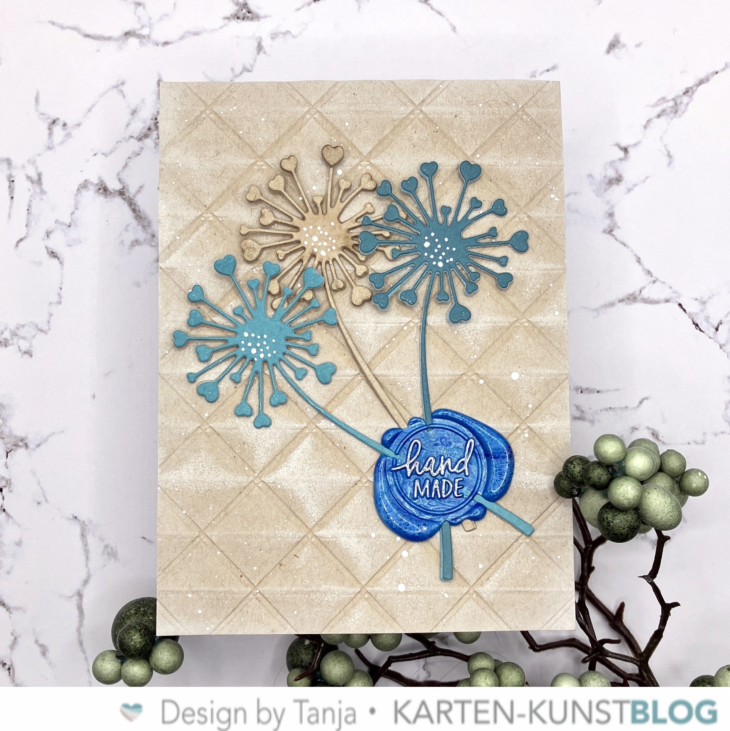 Karten-Kunst Stanzschablone kk-D052 - Dandelion Hearts