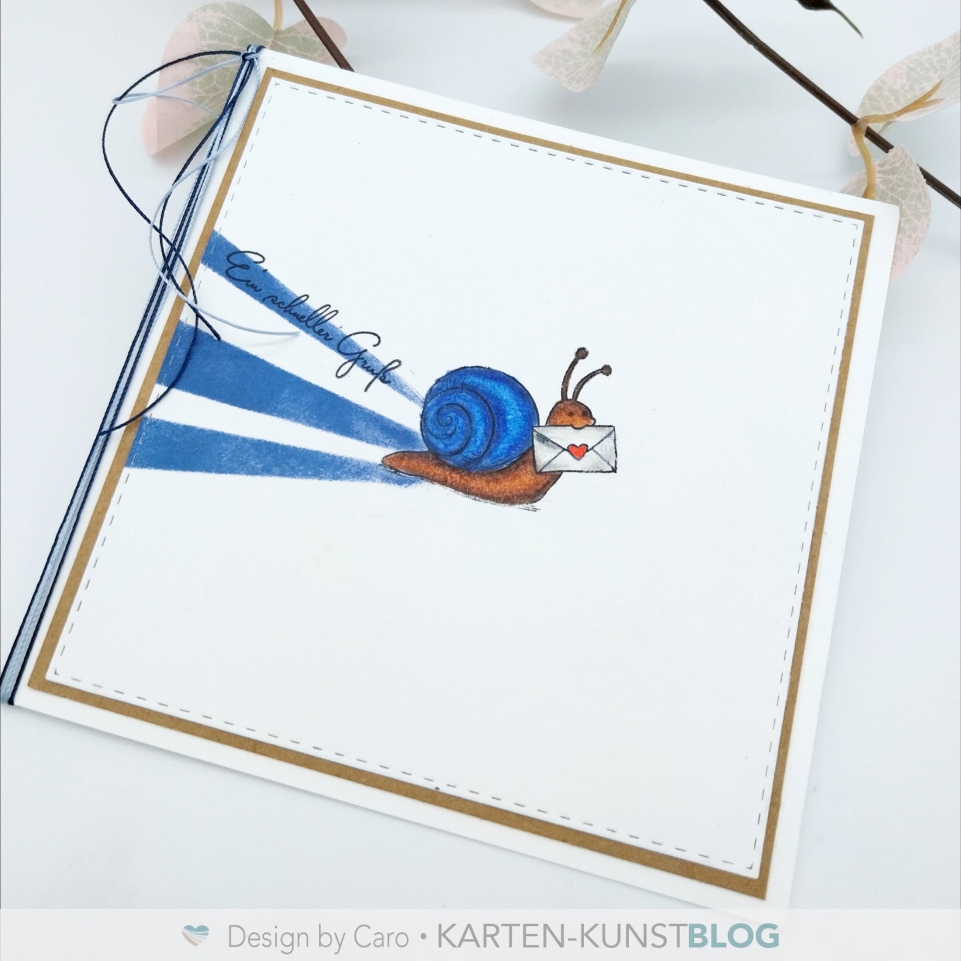 Karten-Kunst Clear Stamps KLEIN KK-0280 - Ein schneller Gruß