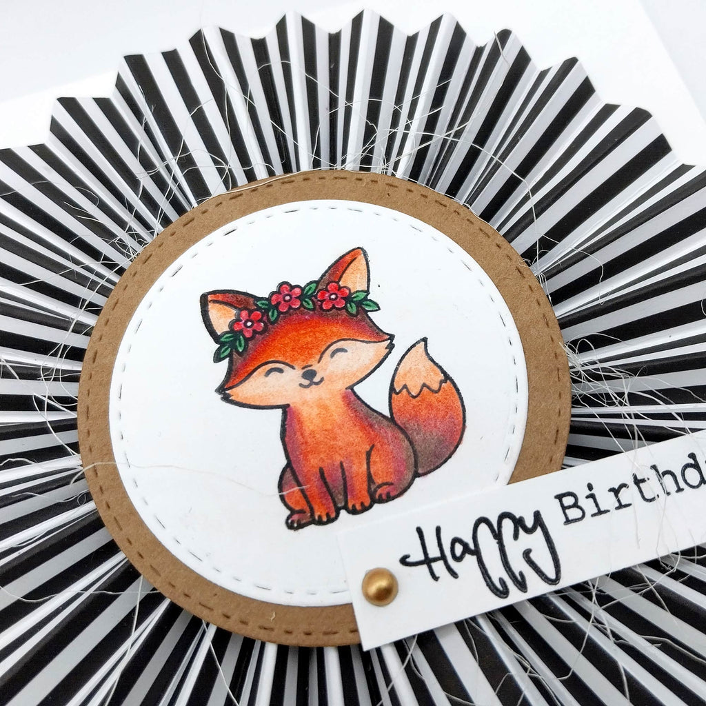 Karten-Kunst Clear Stamps KK-0300 - Tierische Blumengrüße