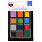 Buntes Stempelkissen-Set mit 12 Farben