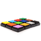 Buntes Stempelkissen-Set mit 12 Farben