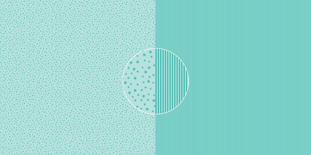 Dini Design 6x6 Papierset Sterne-Streifen
