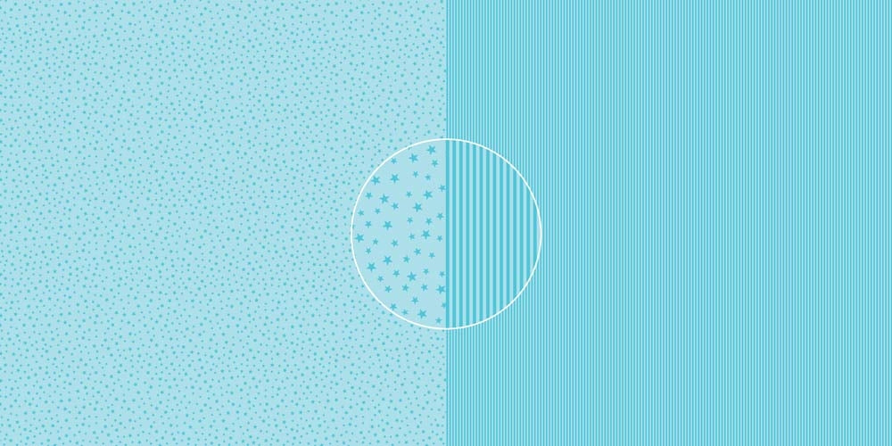 Dini Design 6x6 Papierset Sterne-Streifen
