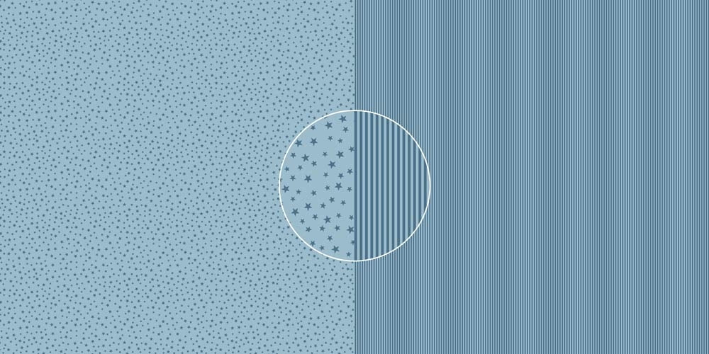 Dini Design 6x6 Papierset Sterne-Streifen