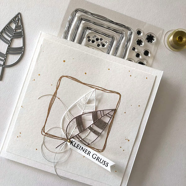 Karten-Kunst Clear Stamps KK-0165 - Kritzel Rahmen