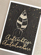 Karten-Kunst Stanzschablone kk-D116 - Elegant Script Aufrichtige Anteilnahme