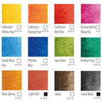 Vaessen Creative Aquarellfarben-Set Basis 12 Farben