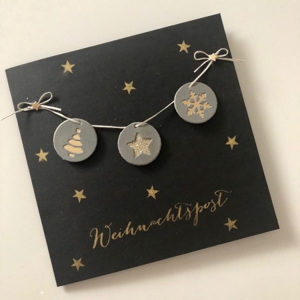 Karten-Kunst Stanzschablone kk-D128 - Symbolisch gemeint Weihnachten