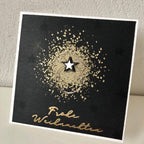 Karten-Kunst Clear Stamps KK-0169 - Splatters mit Stern