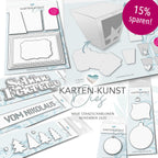 Alle neuen Karten-Kunst Stanzschablonen in einem festlichen Bundle - mit 15% Rabatt!