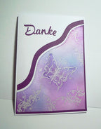 Karten-Kunst Clear Stamps KK-0080 - Schnörkel-Schmetterlinge