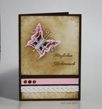 Karten-Kunst Clear Stamps KK-0080 - Schnörkel-Schmetterlinge