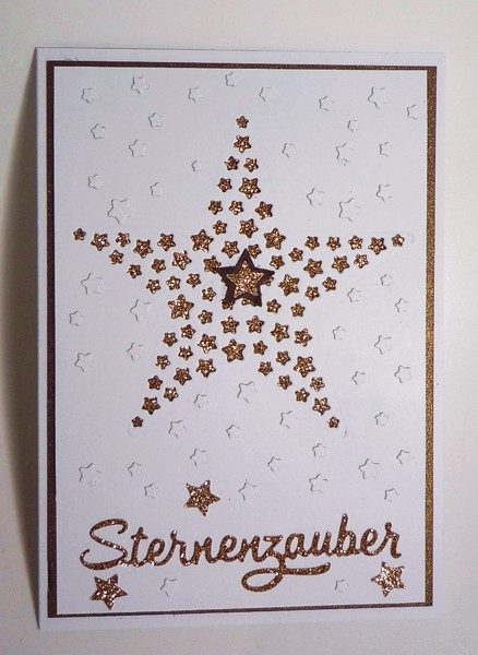 Karten-Kunst Stanzschablone kk-D017 - Kleine Texte Sternenzauber