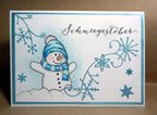 Karten-Kunst Clear Stamp Set - Viecher im Schnee
