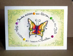 Karten-Kunst Clear Stamps KK-0080 - Schnörkel-Schmetterlinge