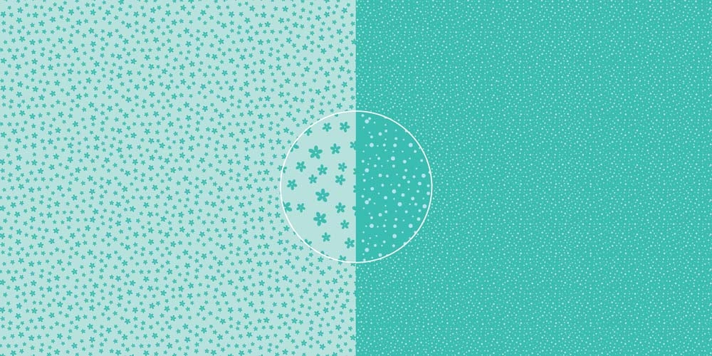 Dini Design 6x6 Papierset Blumen-Punkte