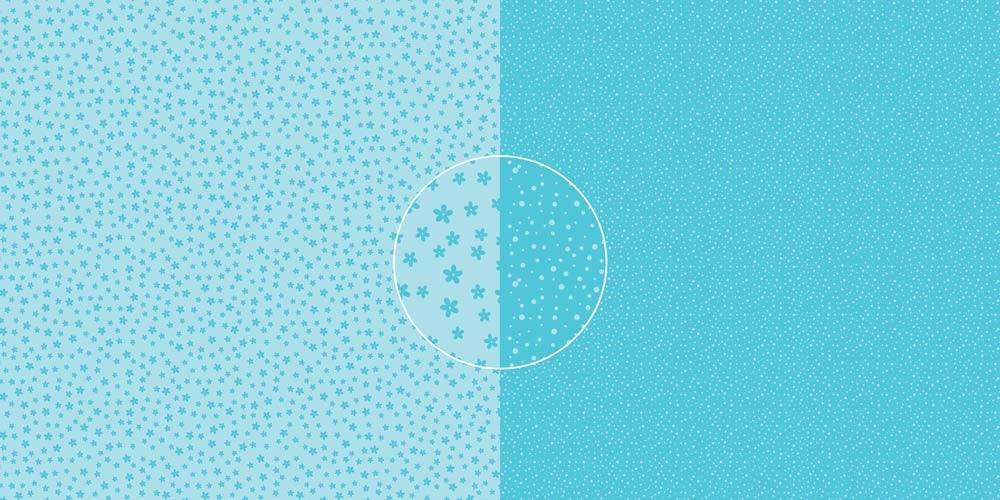 Dini Design 6x6 Papierset Blumen-Punkte