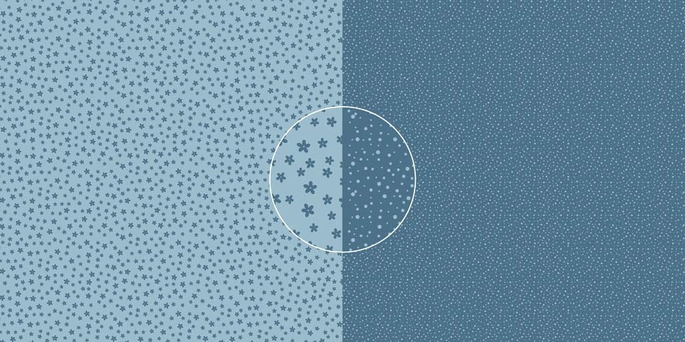 Dini Design 6x6 Papierset Blumen-Punkte