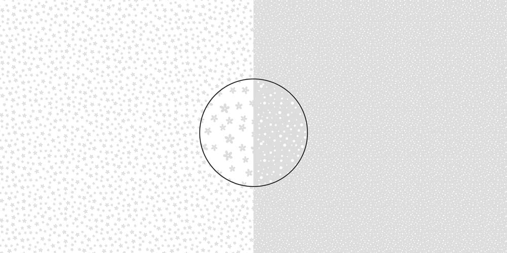 Dini Design 6x6 Papierset Blumen-Punkte