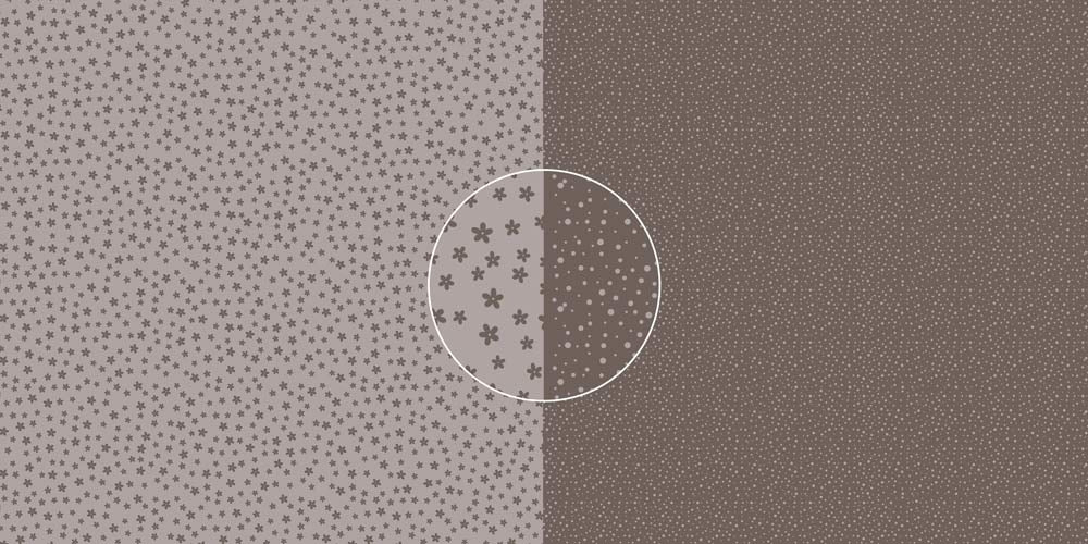 Dini Design 6x6 Papierset Blumen-Punkte