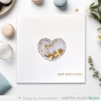 Karten-Kunst Clear Stamps Groß KK-0260 - Von Herzen