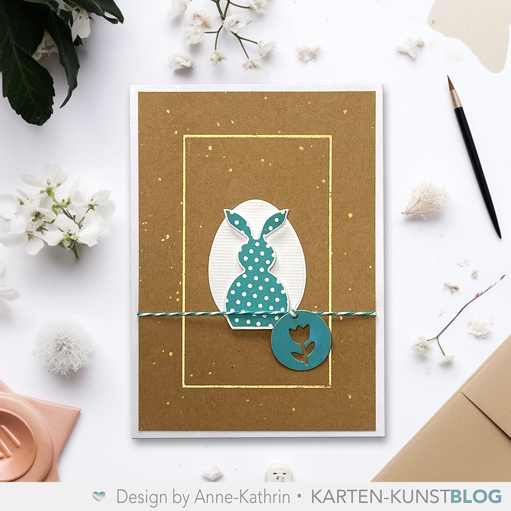 Karten-Kunst Hot Foil Plate kk-HF027 - Rectangle Borders A6