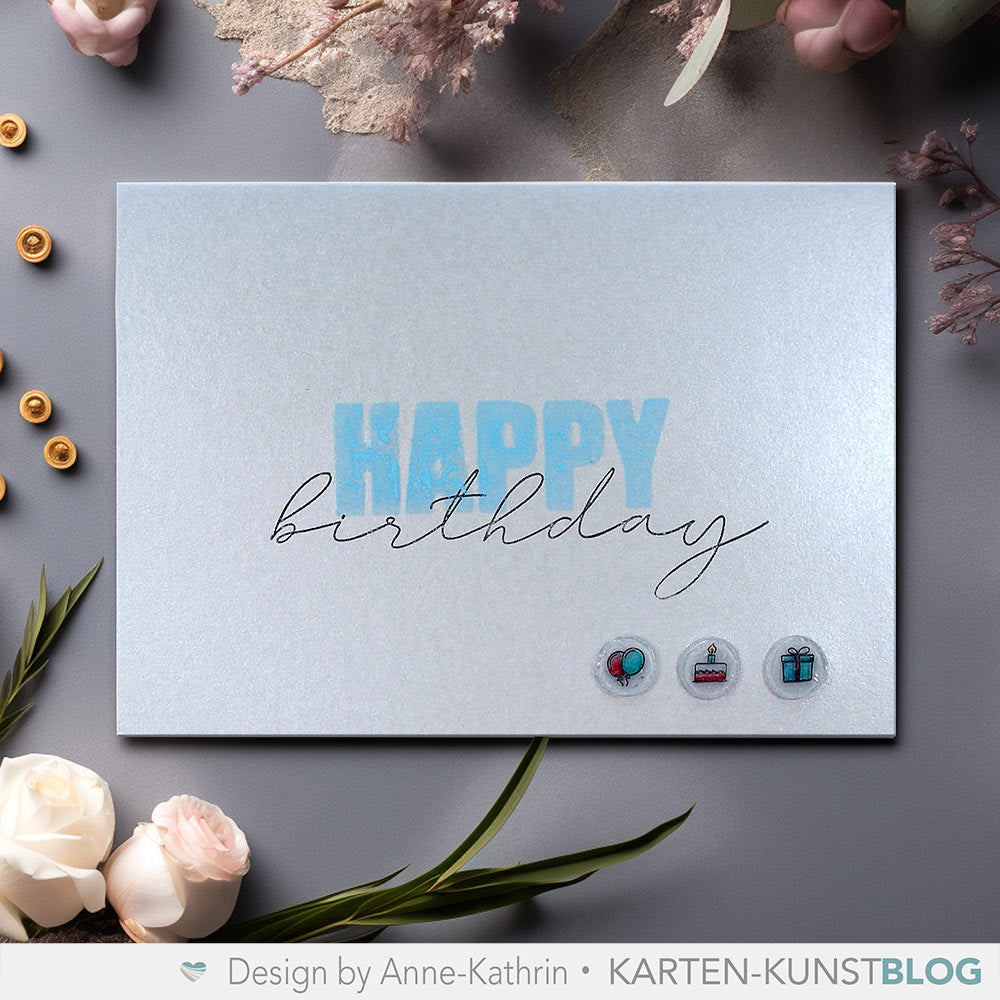 Karten-Kunst Clear Stamps KK-0240 - Mini Frames Congratulations