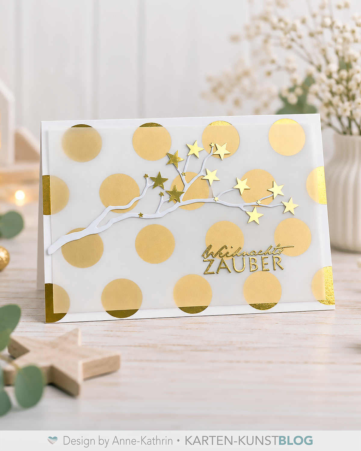Karten-Kunst Hot Foil Plate kk-HF044 - Big Dots