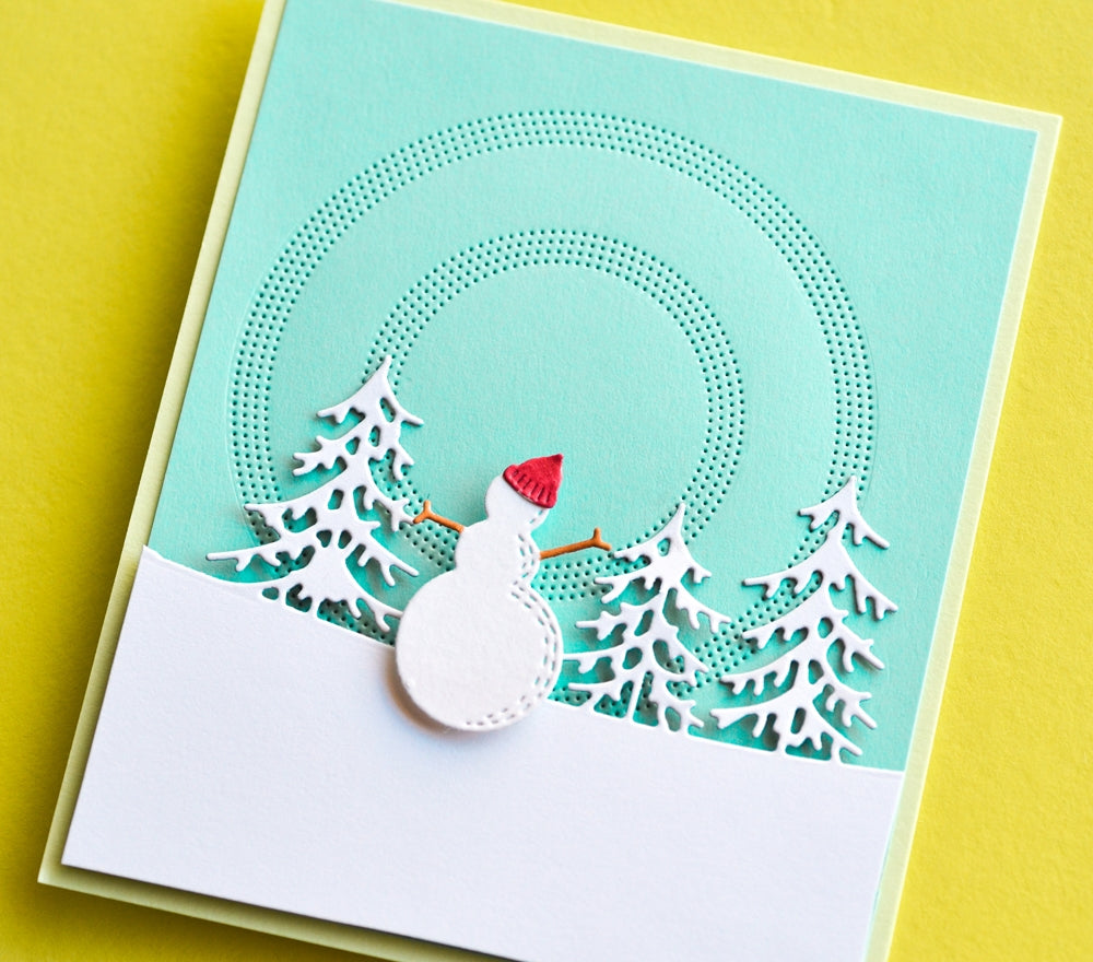 Poppy Stamps Stanzschablone - Whittle Snowman 