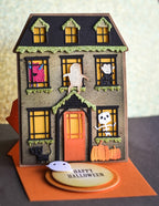 Poppy Stamps Stanzschablone - Winter House Pop Up Easel Set