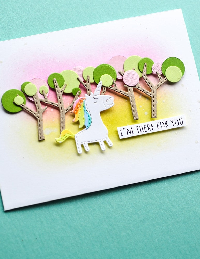 Poppy Stamps Stanzschablone - Whittle Tree Border