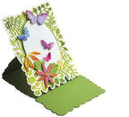 Poppy Stamps Stanzschablone - Fern and Daisy Pop Up Easel Set