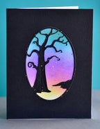 Poppy Stamps Stanzschablone - Twisted Tree Oval