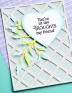 Poppy Stamps Stanzschablone - Leaf Flourish Heart