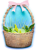 Poppy Stamps Stanzschablone - Woven Basket Pop Up Easel Set