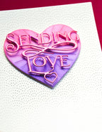 Poppy Stamps Stanzschablone - Vintage Scalloped Heart