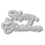 Poppy Stamps Stanzschablone - 2596 Merry Christmas Moonlight Script
