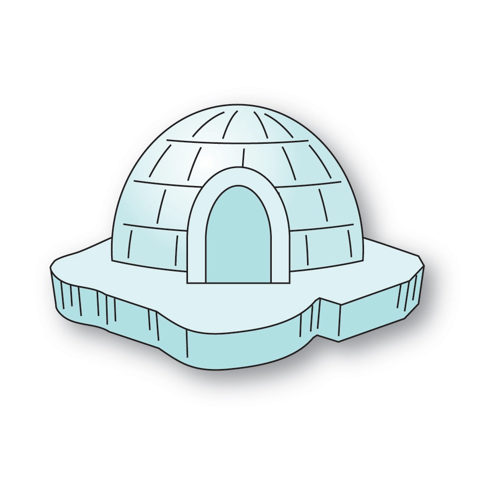 Poppy Stamps Stanzschablone - 2698 Floating Igloo and Iceberg