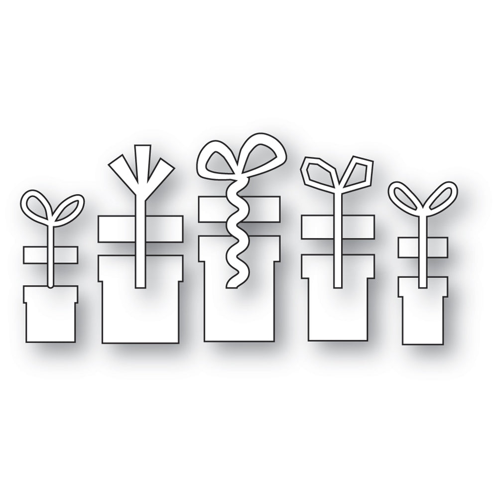 Poppy Stamps Stanzschablone - 2699 Frilly Gifts