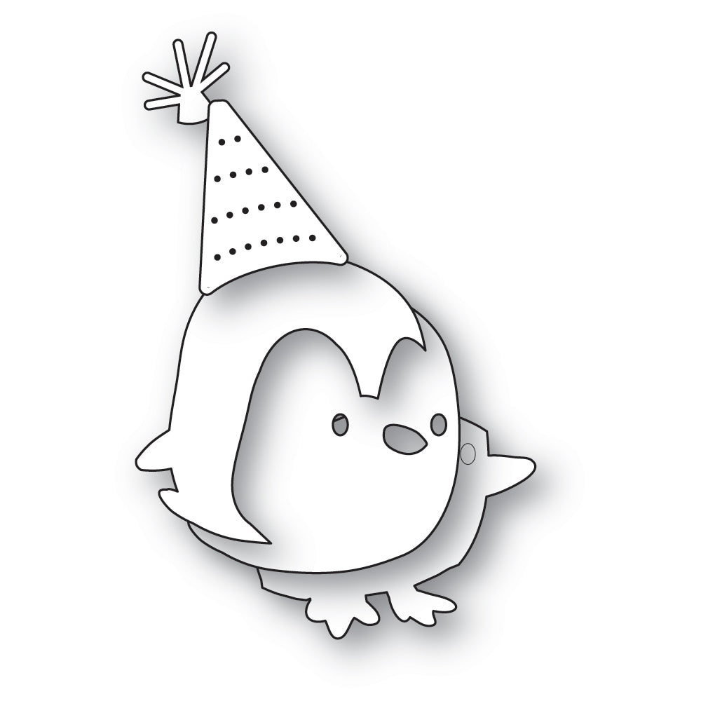 Poppy Stamps Stanzschablone - 2701 Birthday Penguin