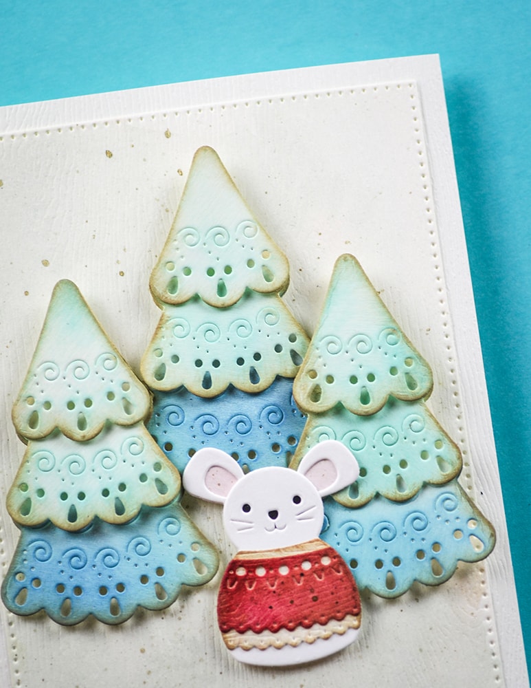 Poppy Stamps Stanzschablone - 2737 Nordic Swirl Tree