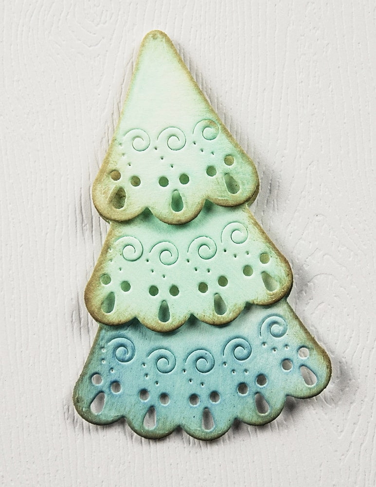 Poppy Stamps Stanzschablone - 2737 Nordic Swirl Tree