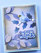 Poppy Stamps Stanzschablone - 2749 Nordic Holly Sprig