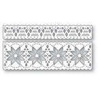 Poppy Stamps Stanzschablone - 2739 Nordic Snowflake Border Set