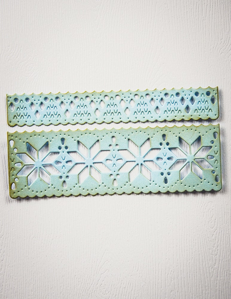 Poppy Stamps Stanzschablone - 2739 Nordic Snowflake Border Set