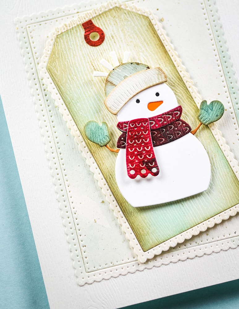 Poppy Stamps Stanzschablone - 2745 Nordic Bundled Snowman