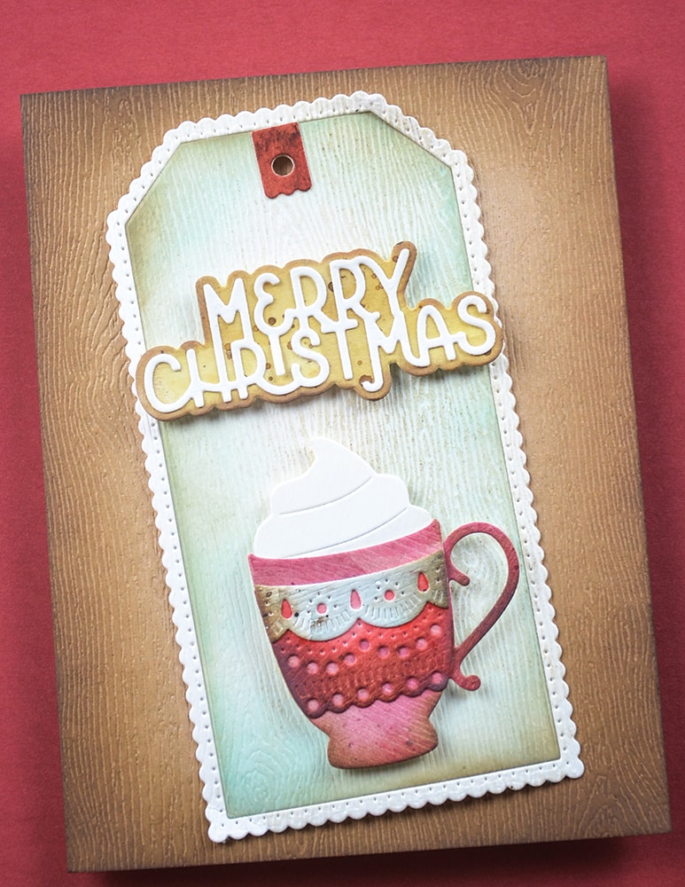 Poppy Stamps Stanzschablone - 2741 Merry Christmas Cheerful Script