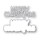 Poppy Stamps Stanzschablone - 2741 Merry Christmas Cheerful Script