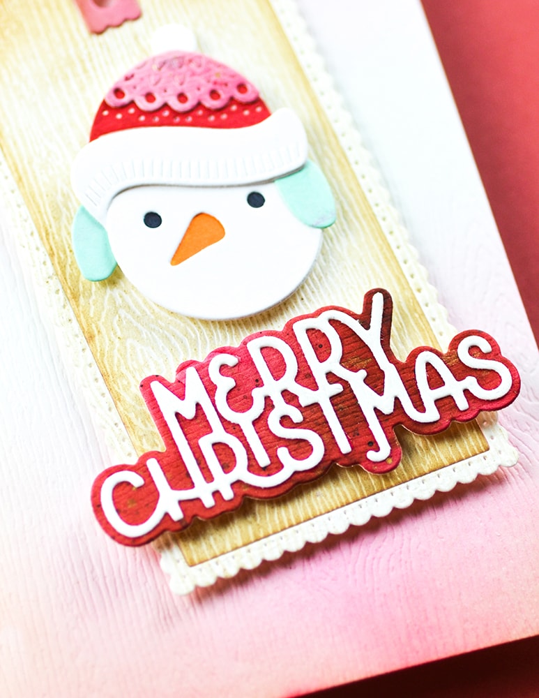Poppy Stamps Stanzschablone - 2741 Merry Christmas Cheerful Script